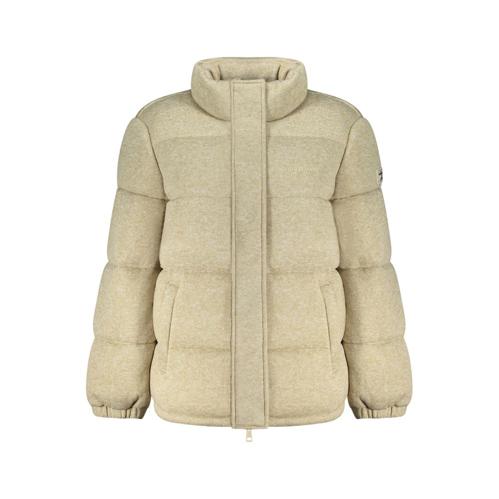 Guess Jeans Beige Polyester Women's Jacket