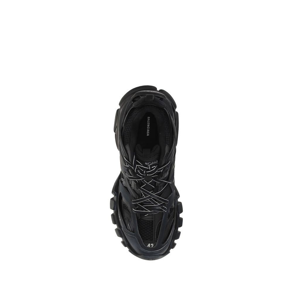 Balenciaga Black Polyester Sneakers