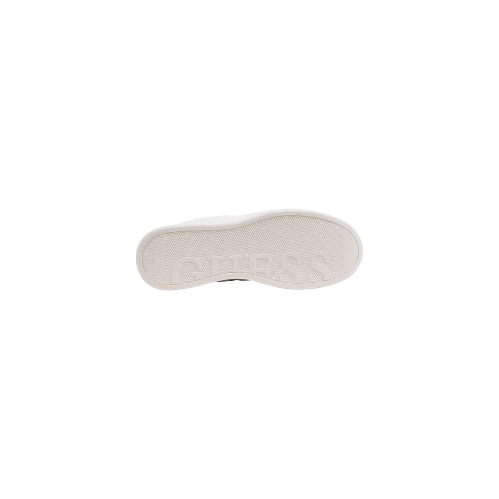 Guess White Polyethylene Platform Sneakers