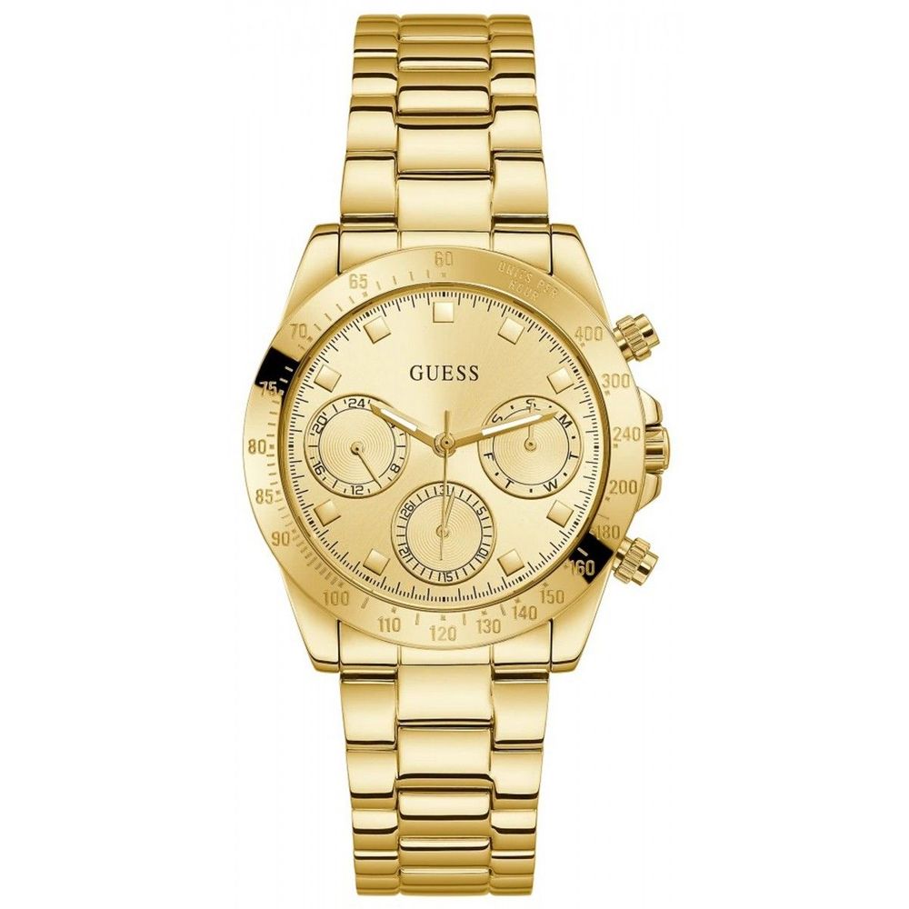 Guess Gold Stainless Steel Dress Watch