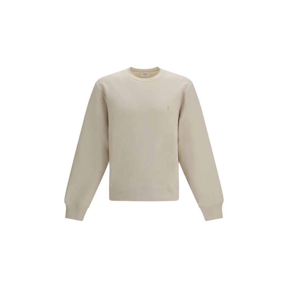 Saint Laurent Beige Cotton Sweatshirt