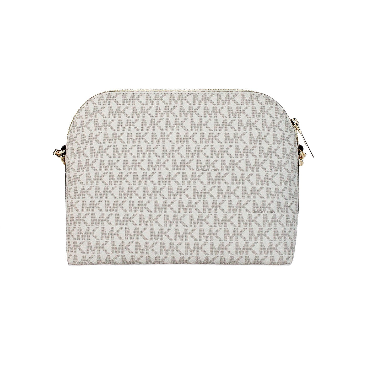 Michael Kors Women'S Back Slip Pocket Signature Canvas Crossbody Bag, Vanilla