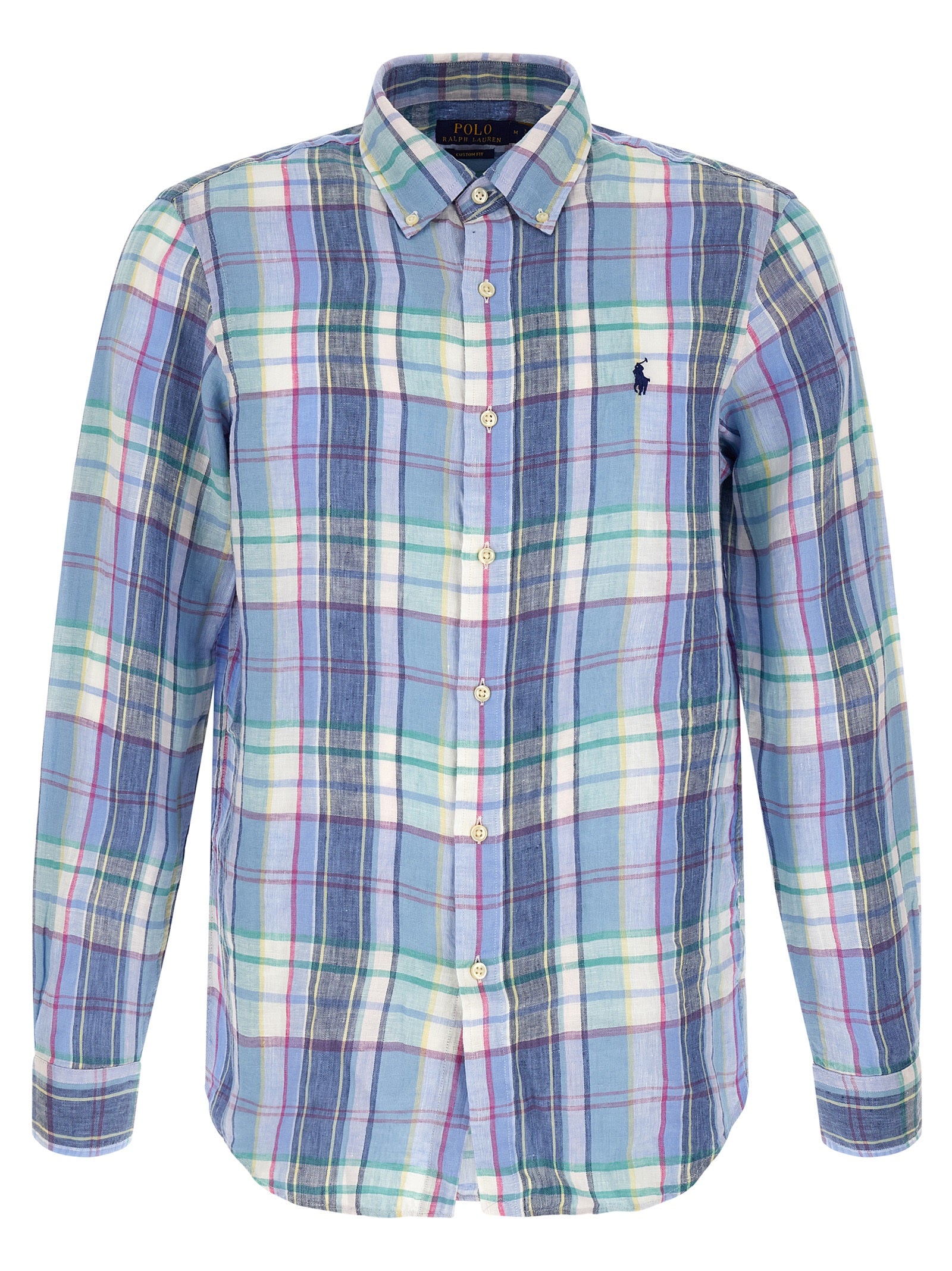 Polo Ralph Lauren Blue Linen Blouse