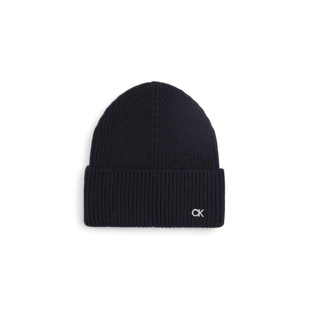 Calvin Klein Black Wool Cap (Baseball Hat)