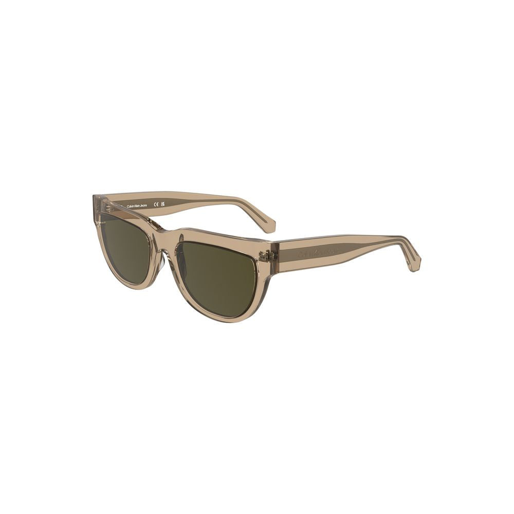 Calvin Klein Marrone Acetate Women Sunglasses