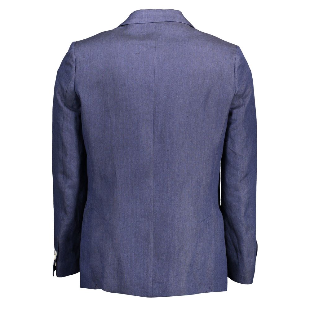 Gant Blue Linen Men's Jacket