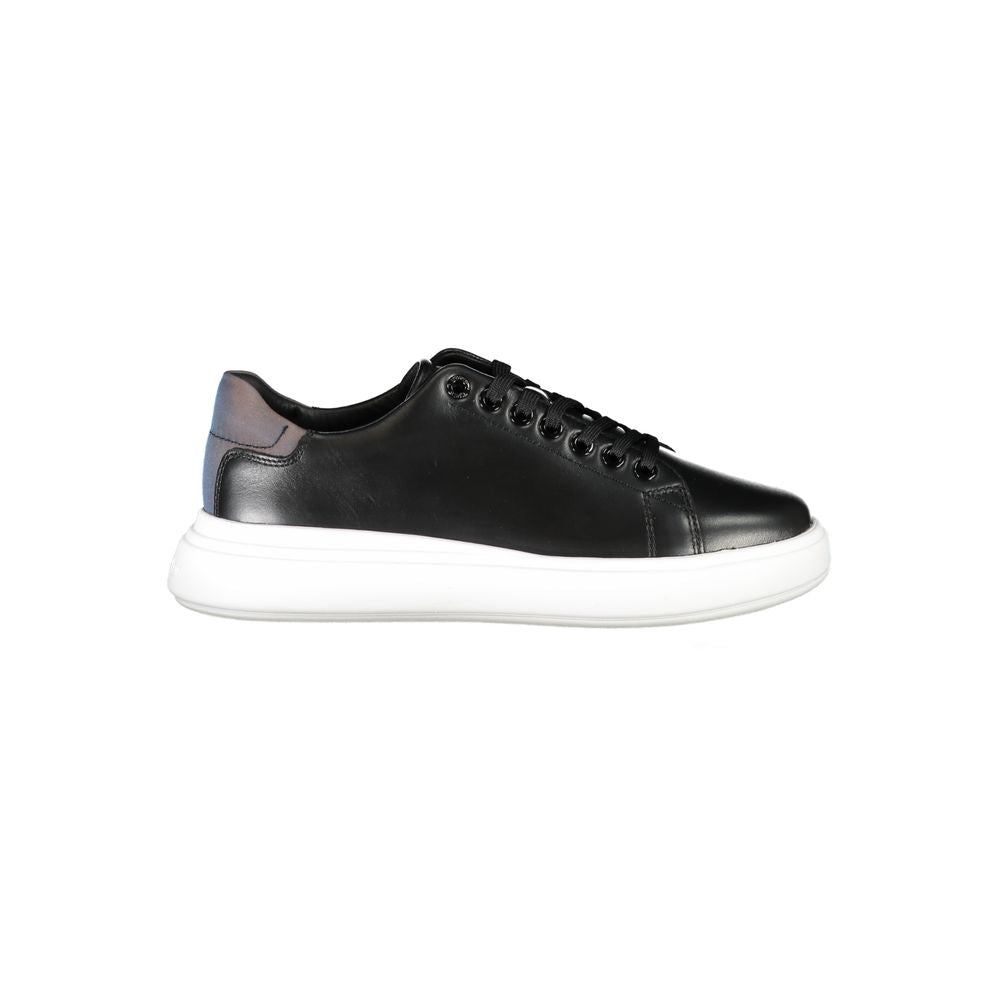 Calvin Klein Black Leather Women Sneaker
