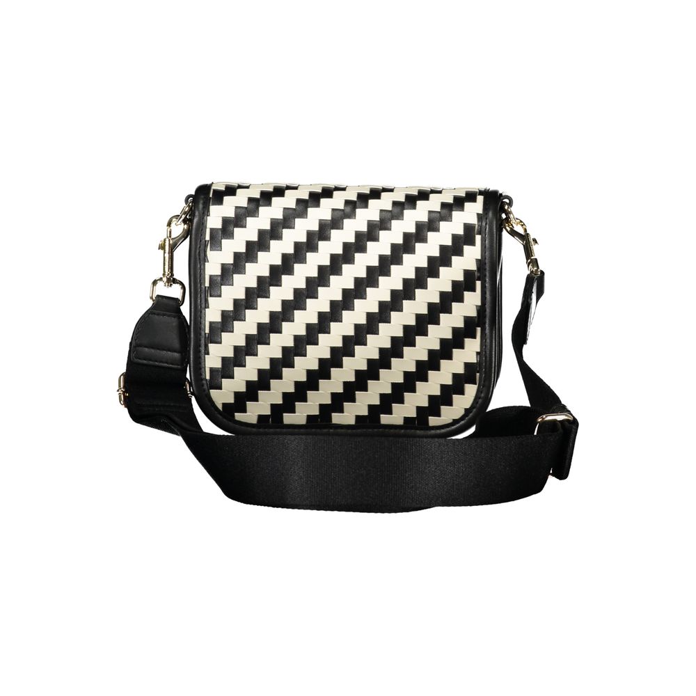 Tommy Hilfiger Black Polyurethane Women Handbag