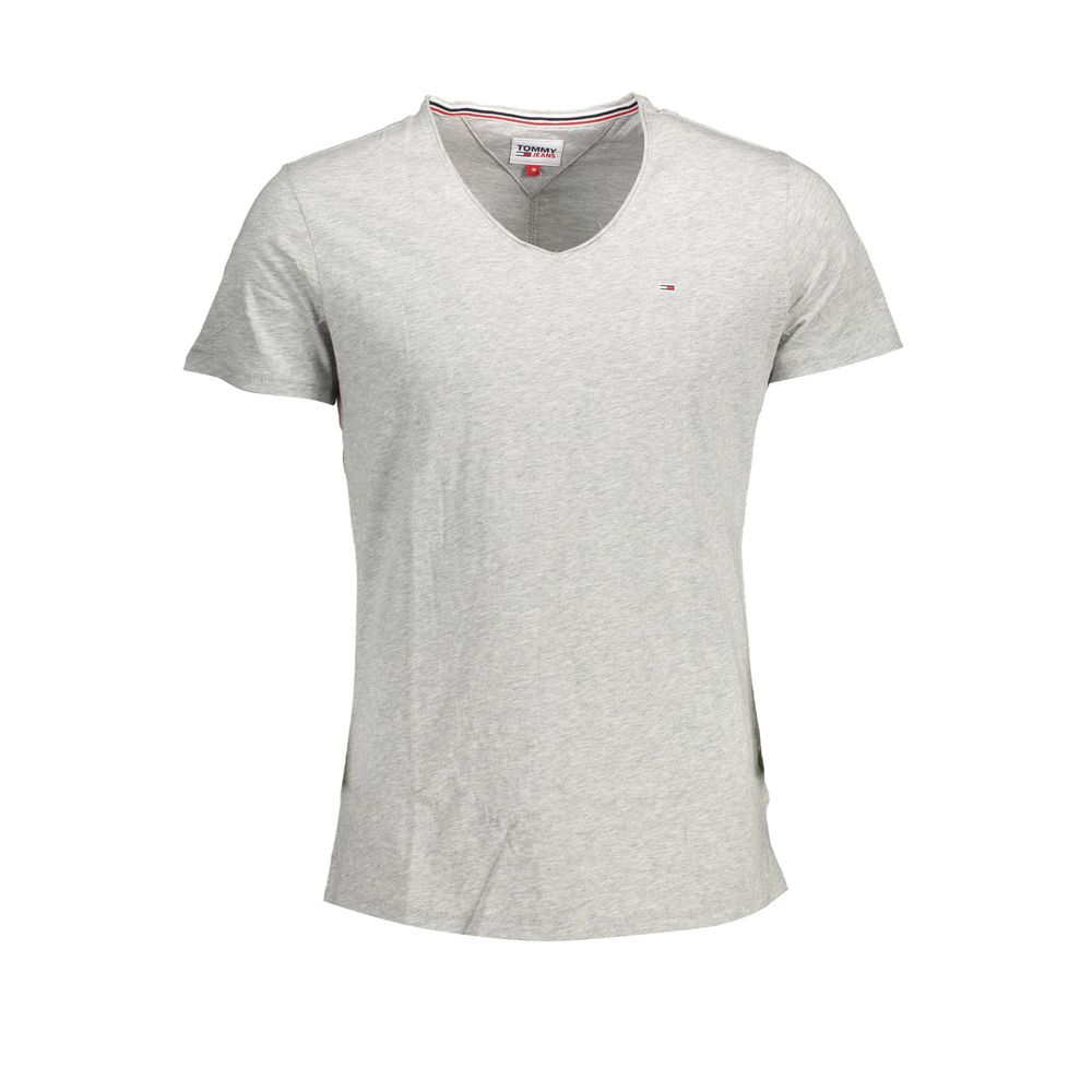 Tommy Hilfiger Grigio Cotton Male T-Shirt