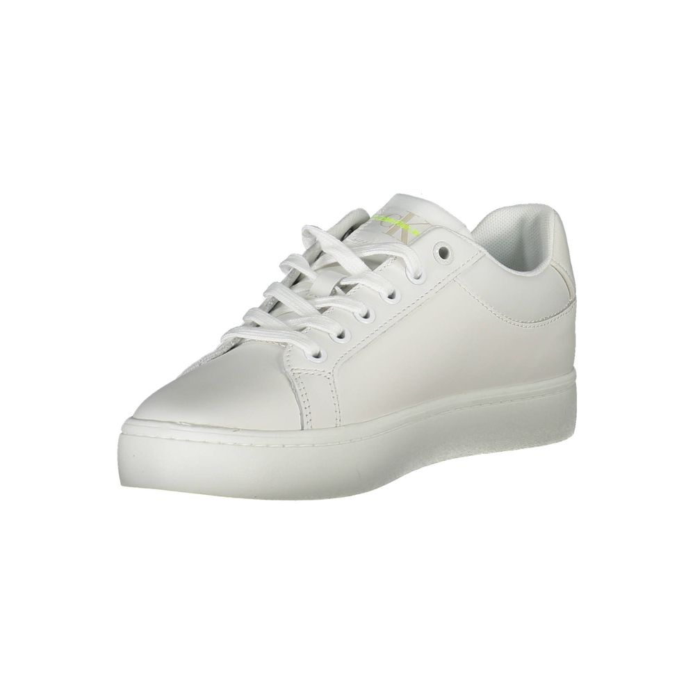 Calvin Klein Bianco Leather Women Sneaker
