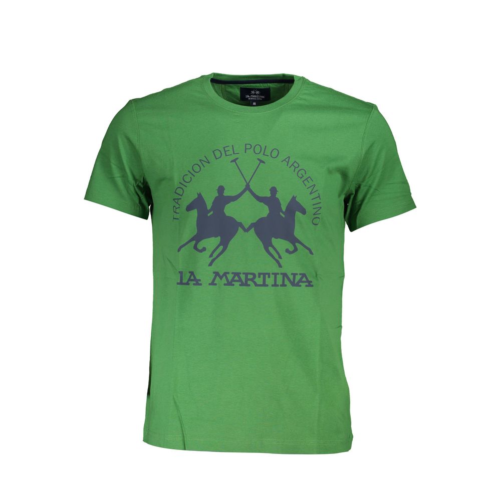 La Martina Verde Cotton Men's T-Shirt