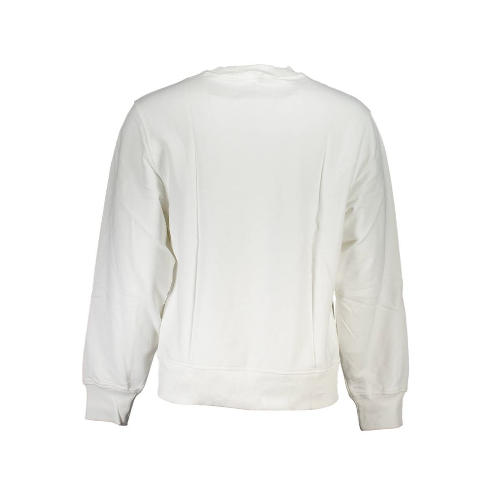 Calvin Klein White Cotton Men's Sweatshirt