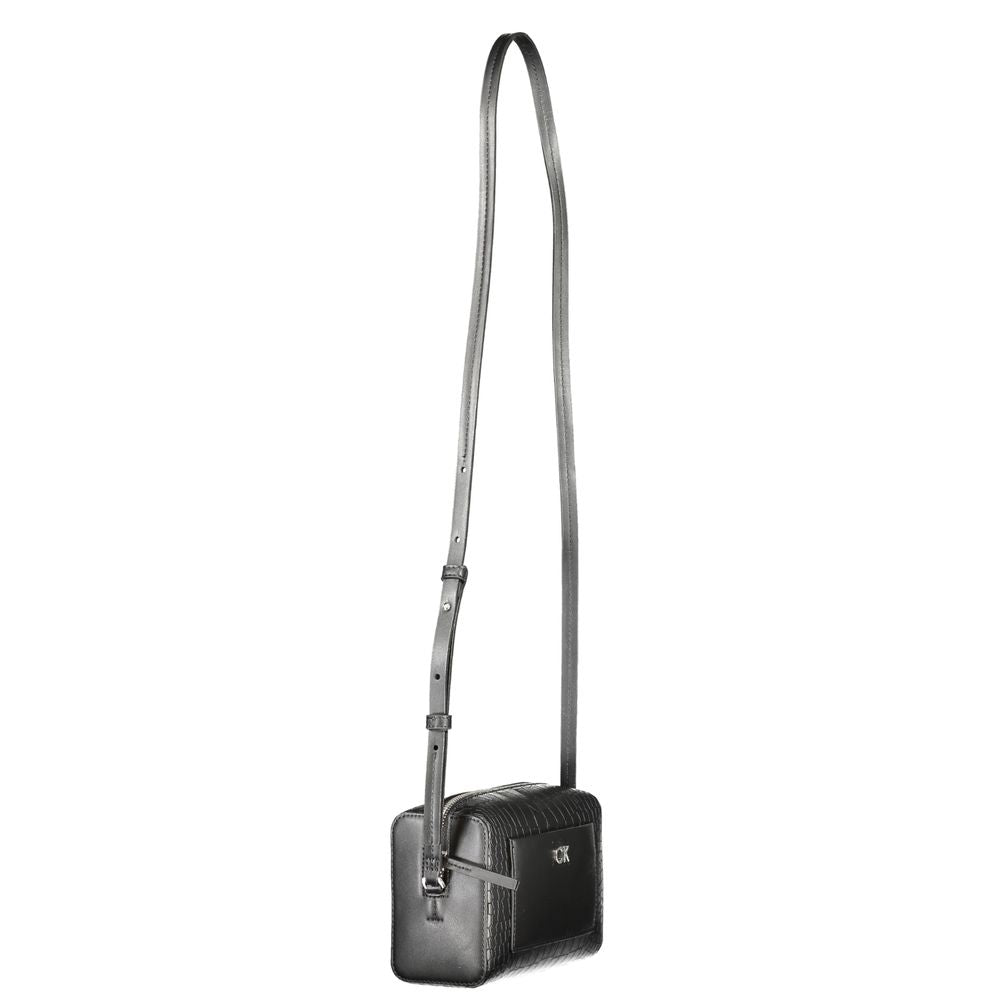 Calvin Klein Black Polyester Women Shoulder Bag