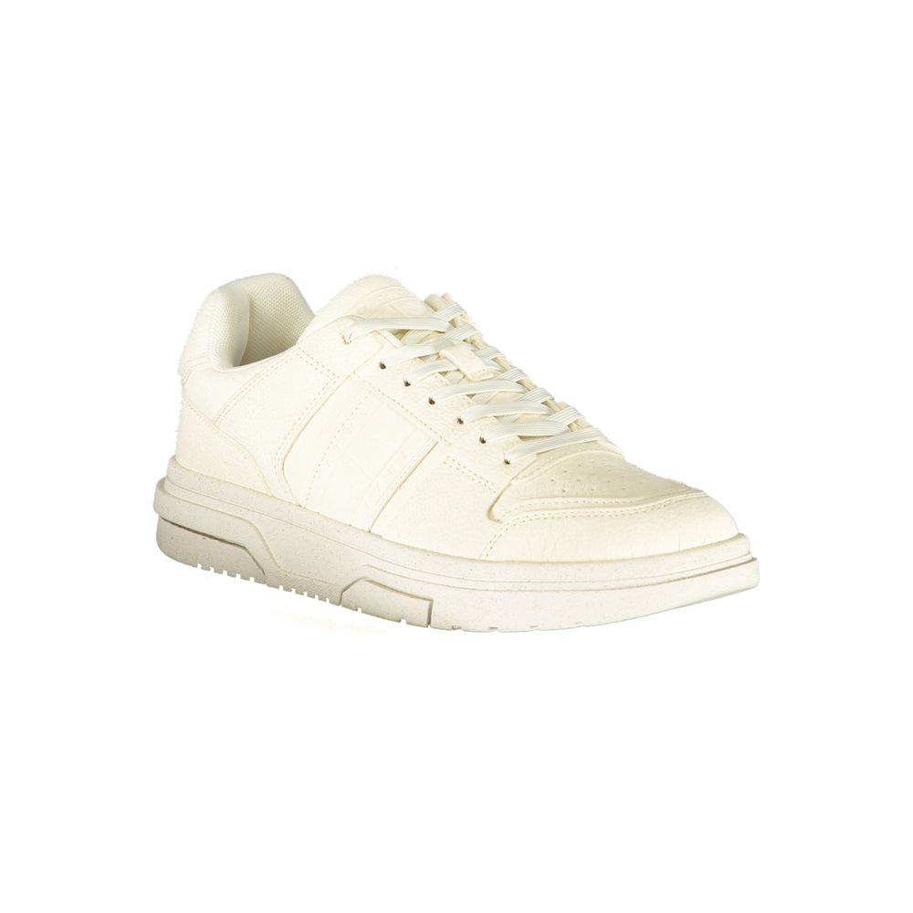 Tommy Hilfiger White Polyester Women Sandal
