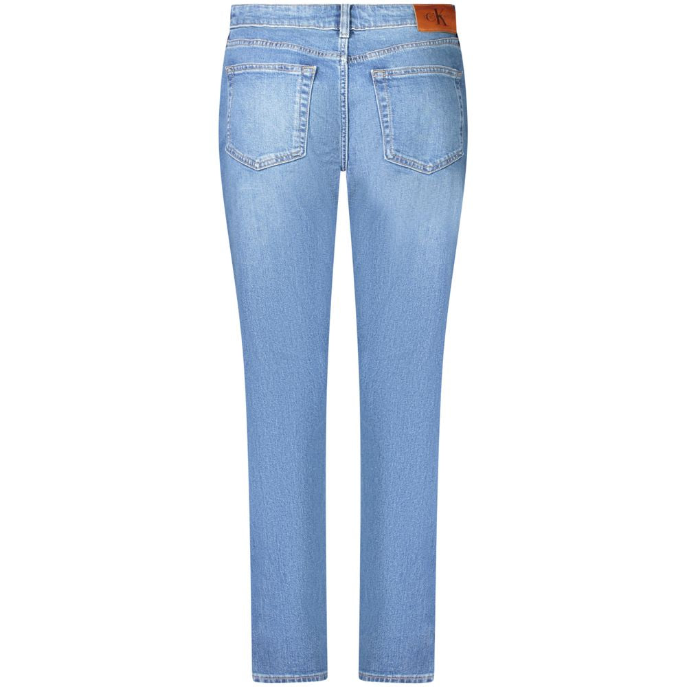 Calvin Klein Blu Cotton Women Jeans