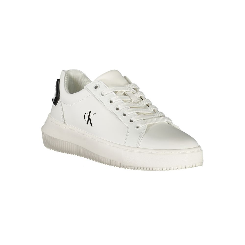 Calvin Klein Bianco Polyurethane Women Sneaker