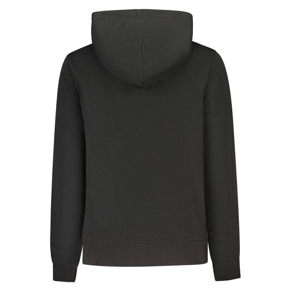 Tommy Hilfiger Black Cotton Women's Sweatshirt Hoodie