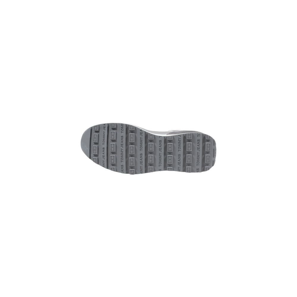 Tommy Hilfiger Jeans Gray Suede Leather Athletic Sneakers