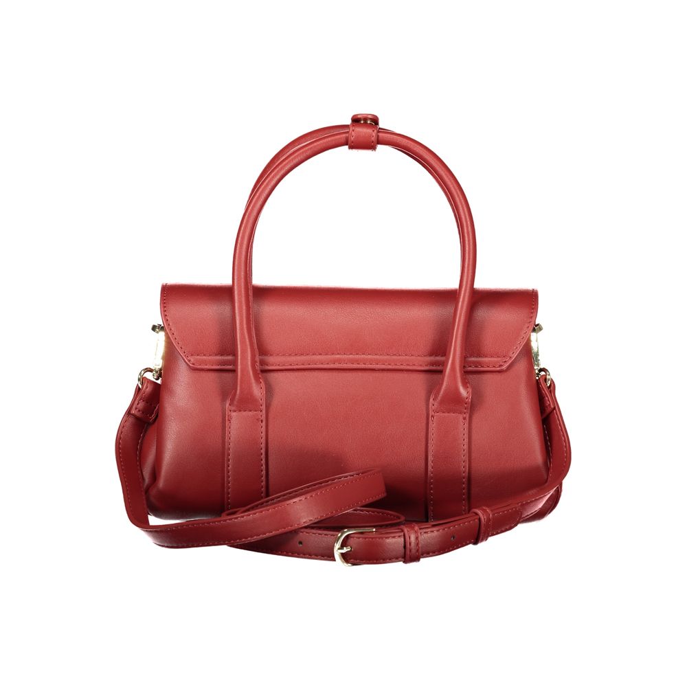 Rosso Poliuretano Women Handbag