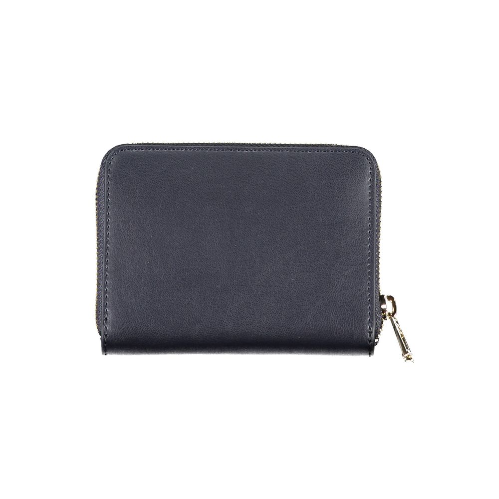 Blu Poliuretano Women Wallet