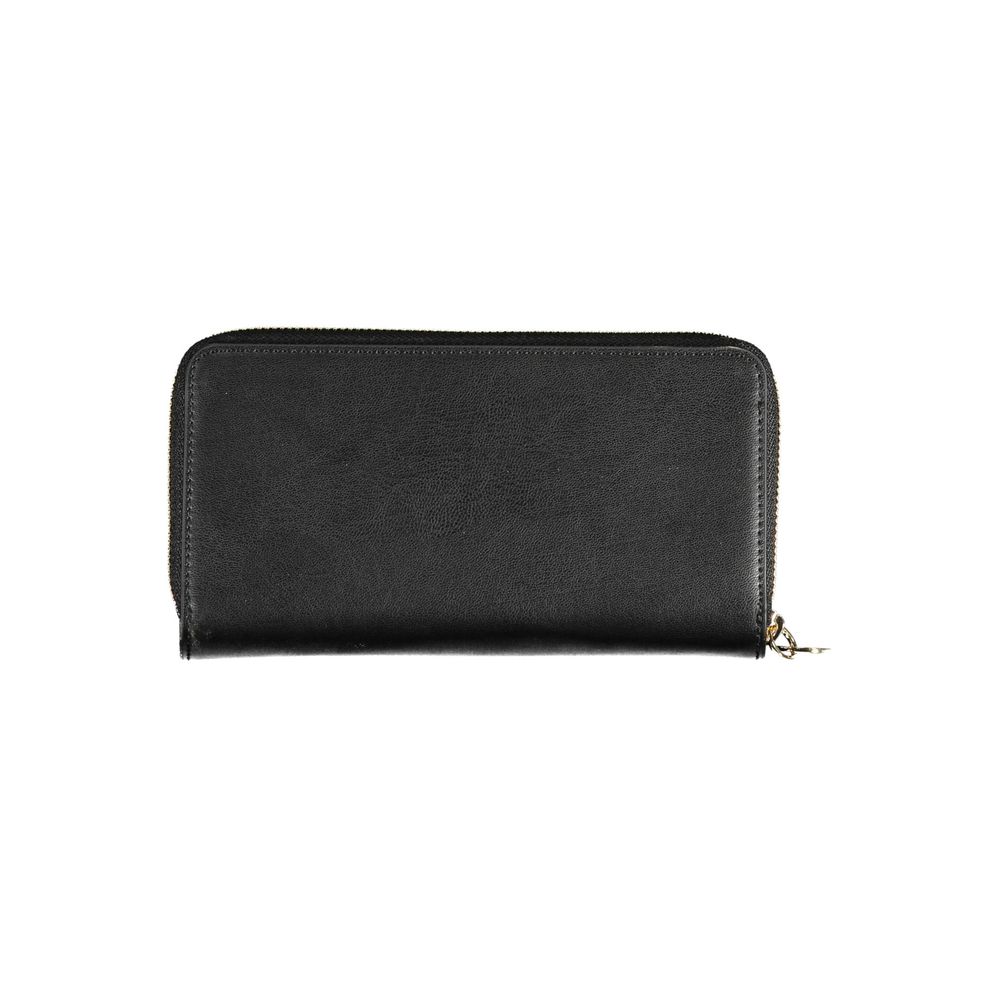Nero Poliuretano Women Wallet