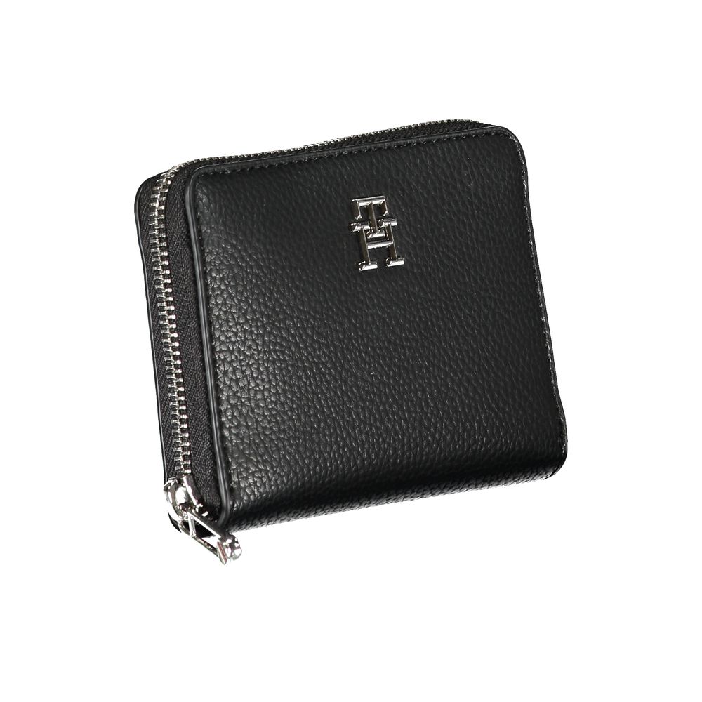 Nero Poliuretano Women Wallet