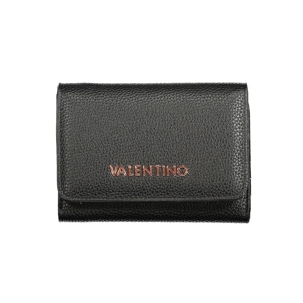 Nero Poliuretano Women Wallet