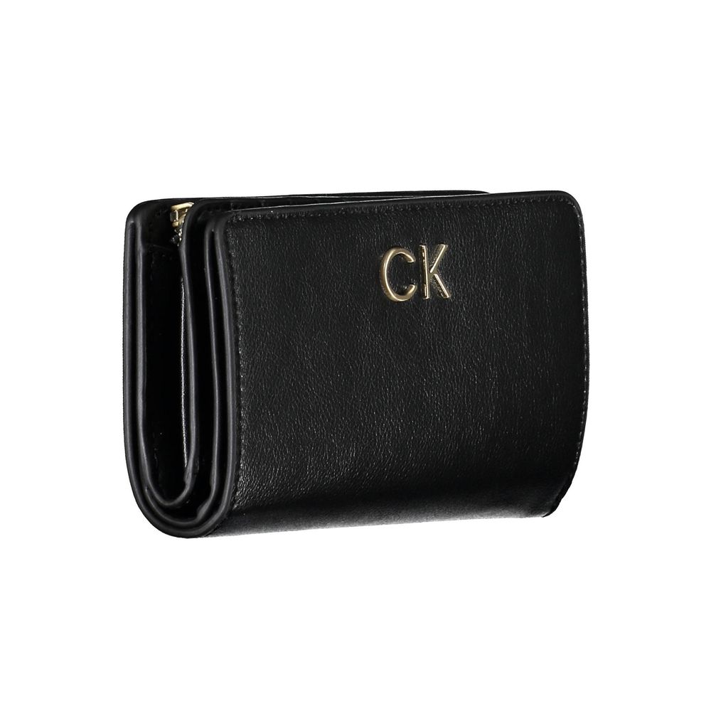 Black Polyethylene Women Wallet