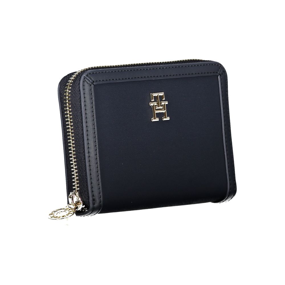 Blue Polyester Women Wallet