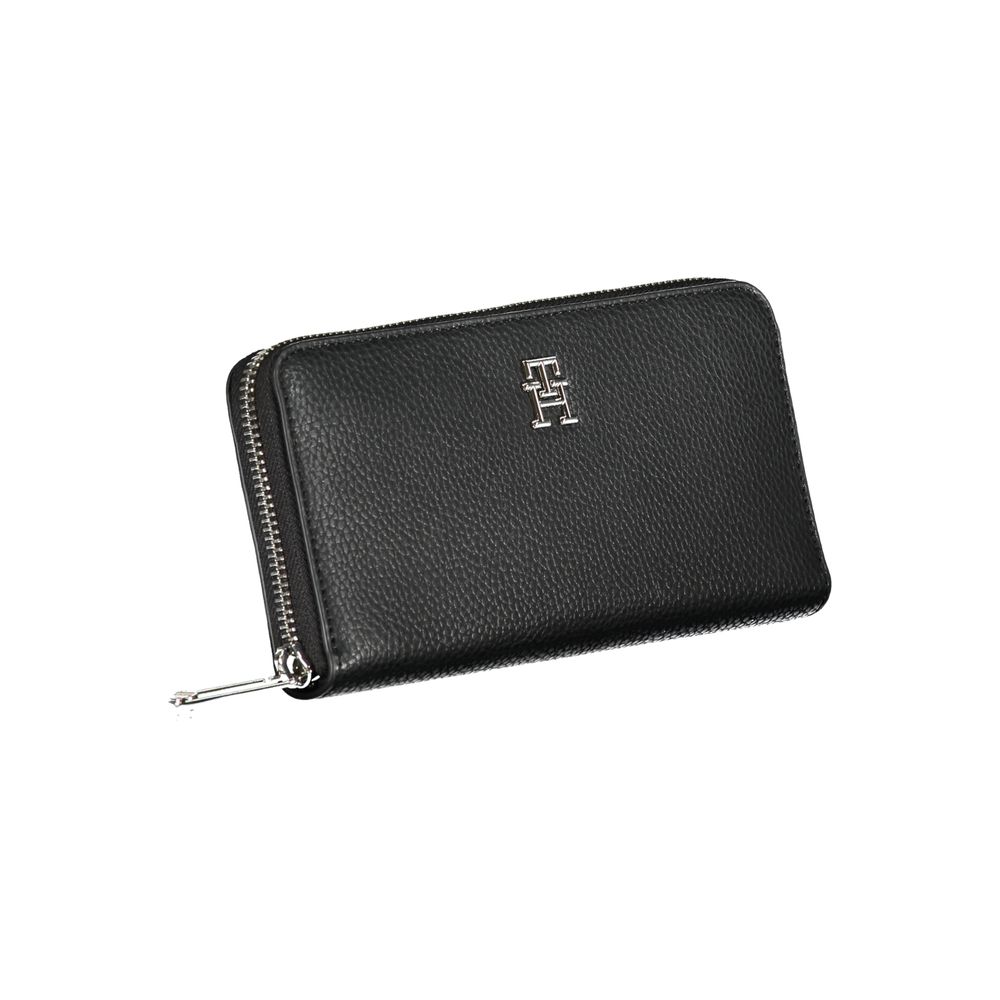 Nero Poliuretano Women Wallet