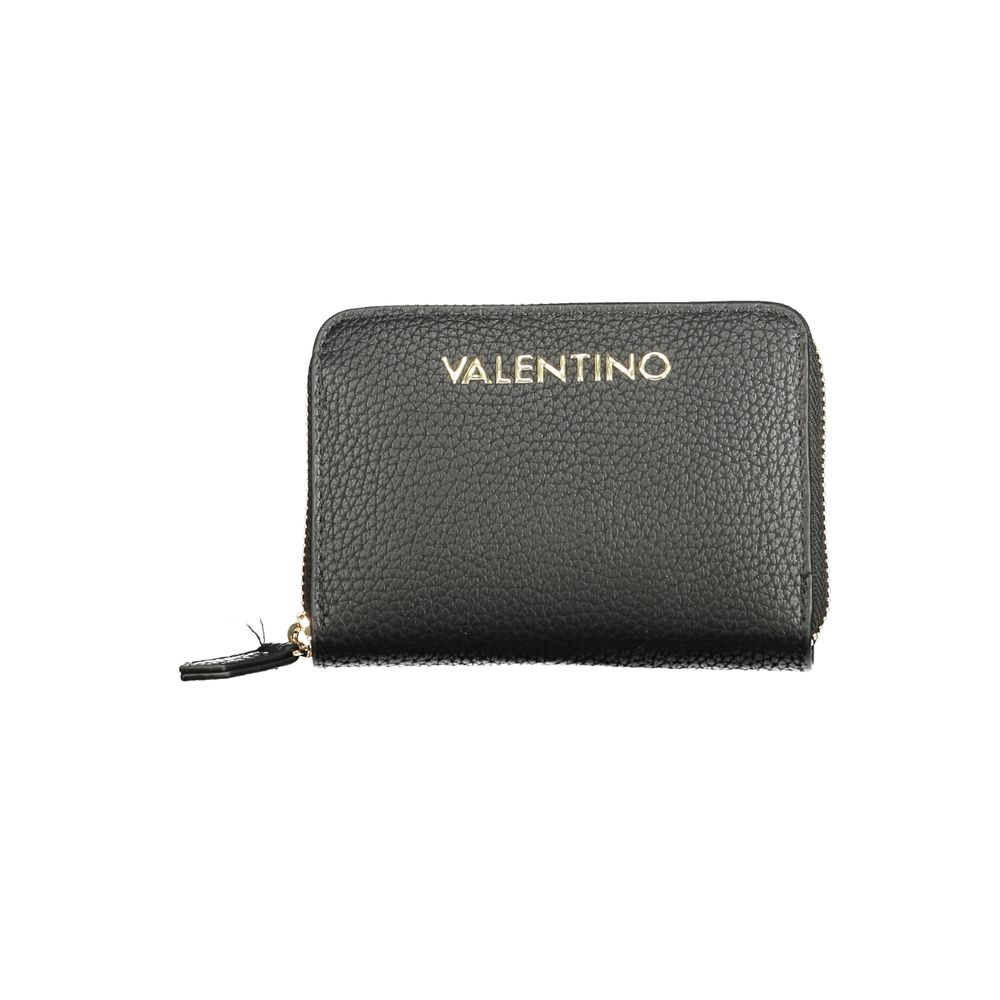 Black Polyurethane Women Wallet
