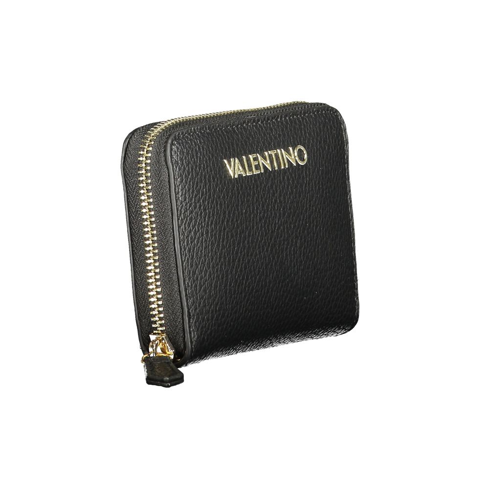 Black Polyurethane Women Wallet