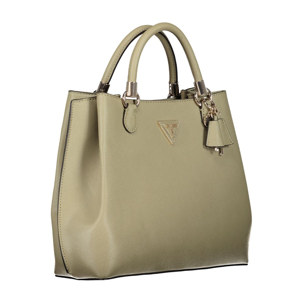 Guess Jeans Verde Poliuretano Women's Handbag