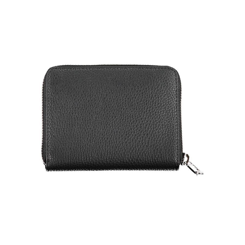 Black Polyurethane Women Wallet