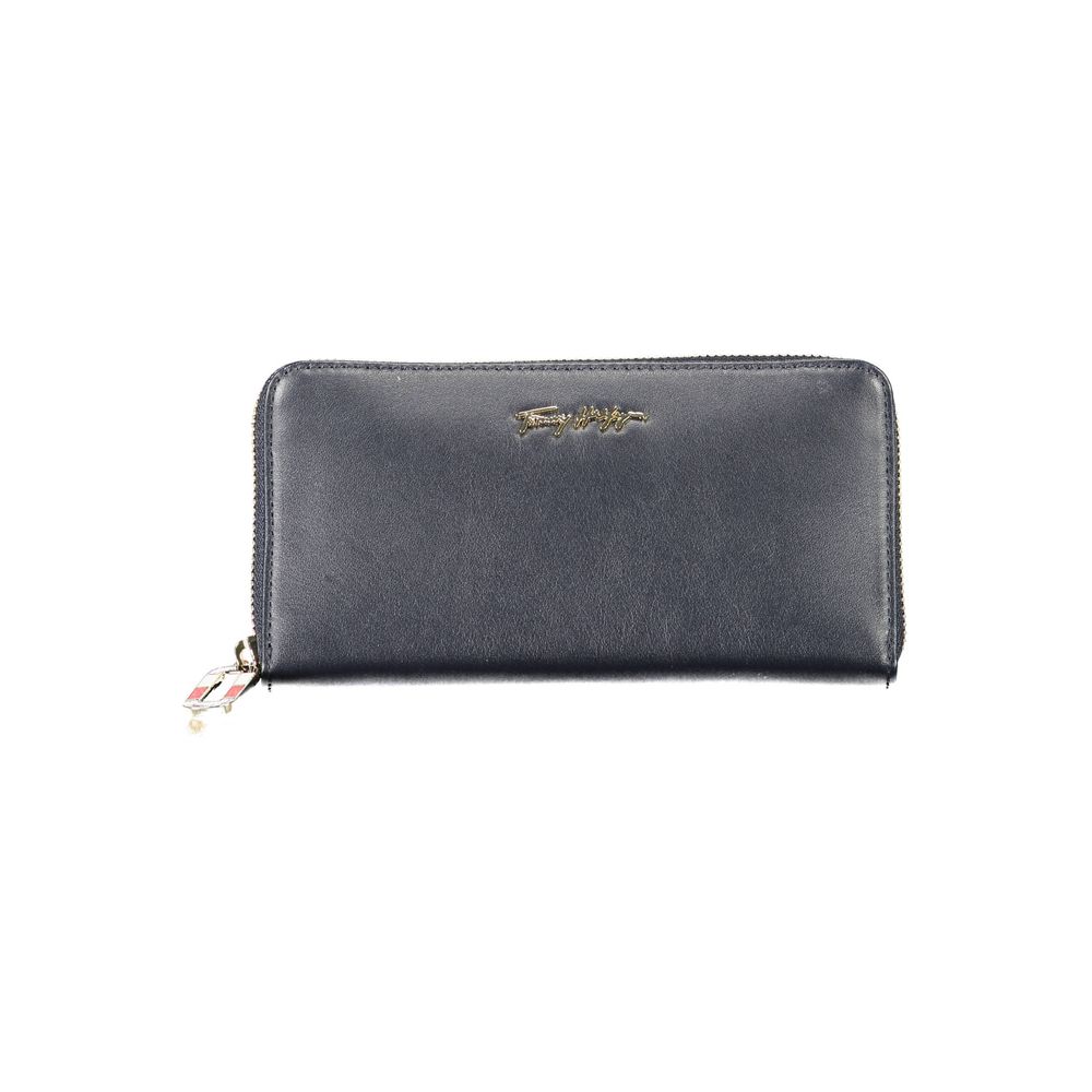 Blue Leather Women's Wallet