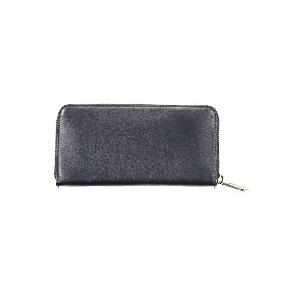 Blue Leather Women's Wallet