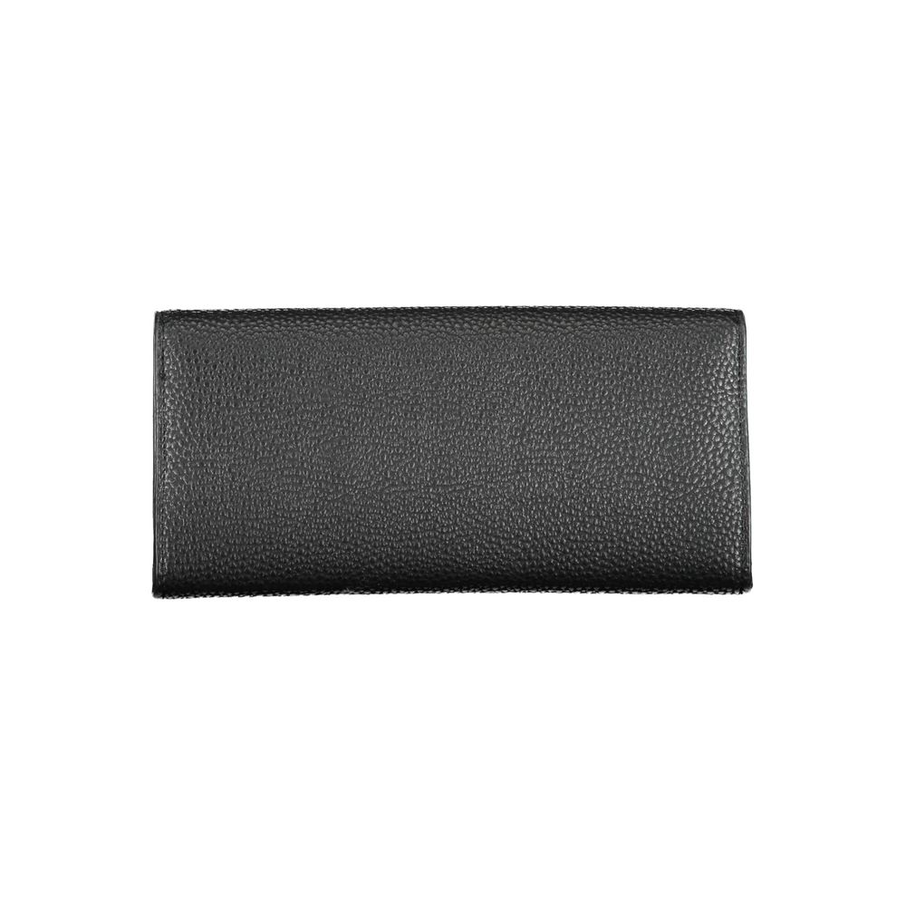 Black Polyurethane Women Wallet