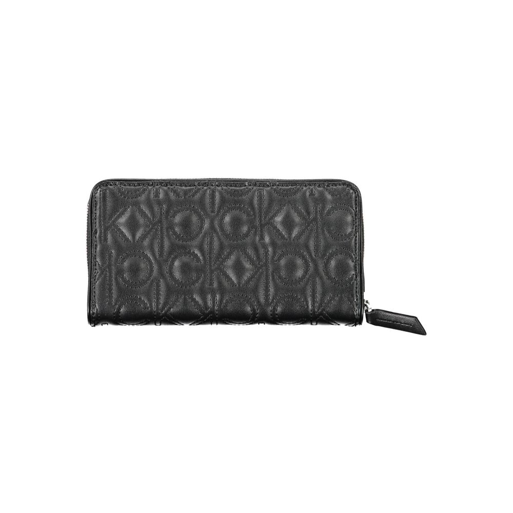 Nero Poliuretano Women Wallet