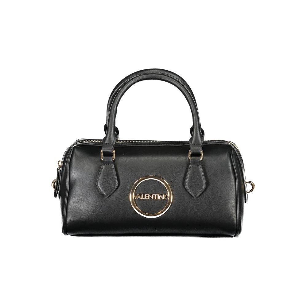 "Nero Poliuretano Woman Handbag"