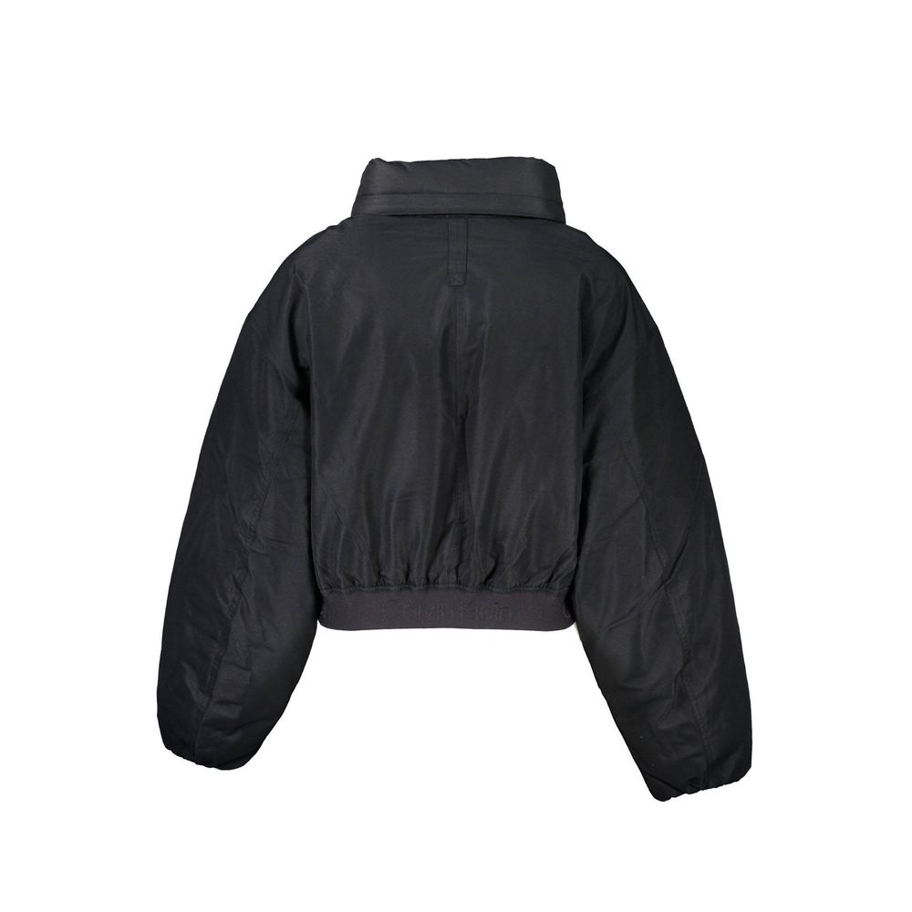 Black Polyester Women's Jacket