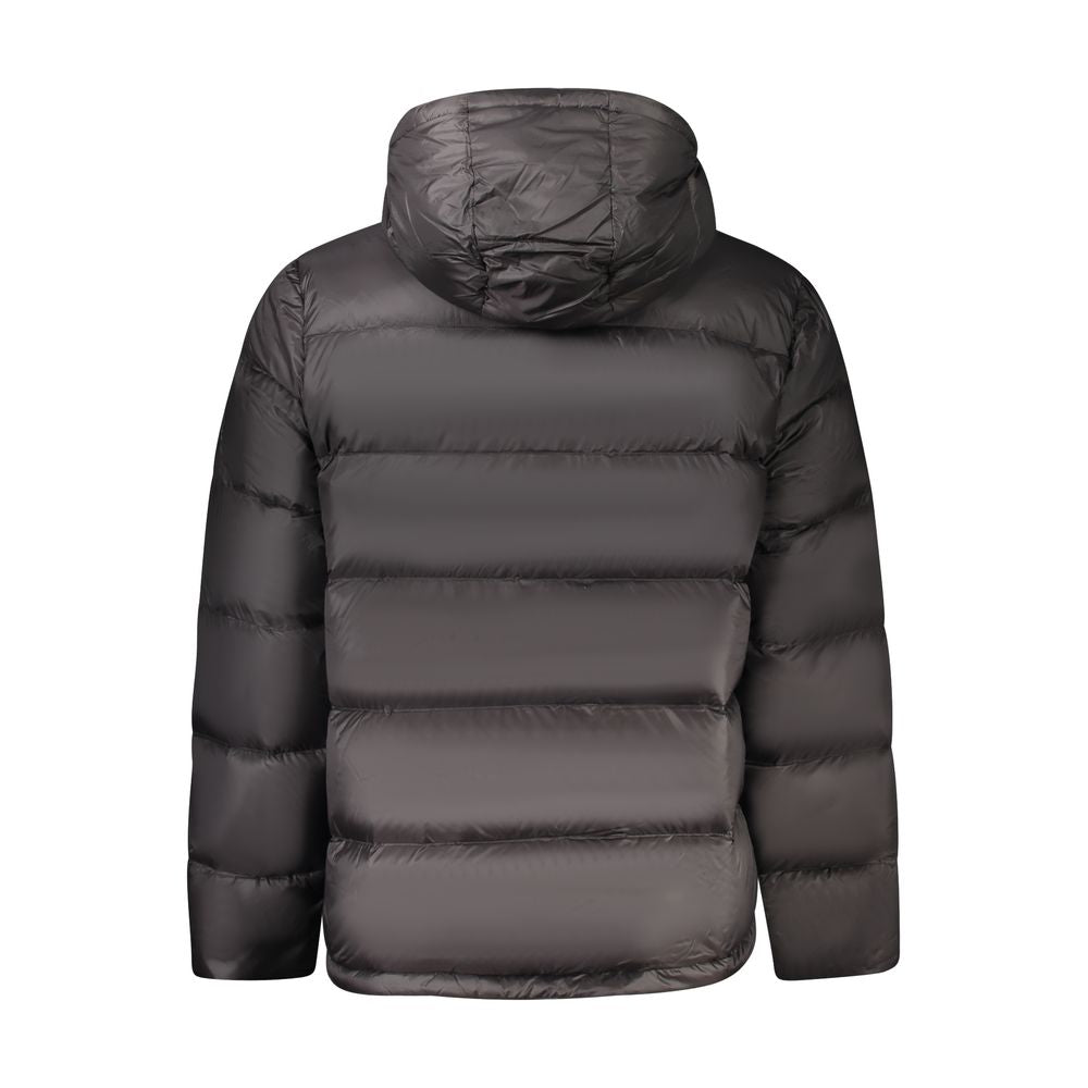 Black Polyamide Men Jacket