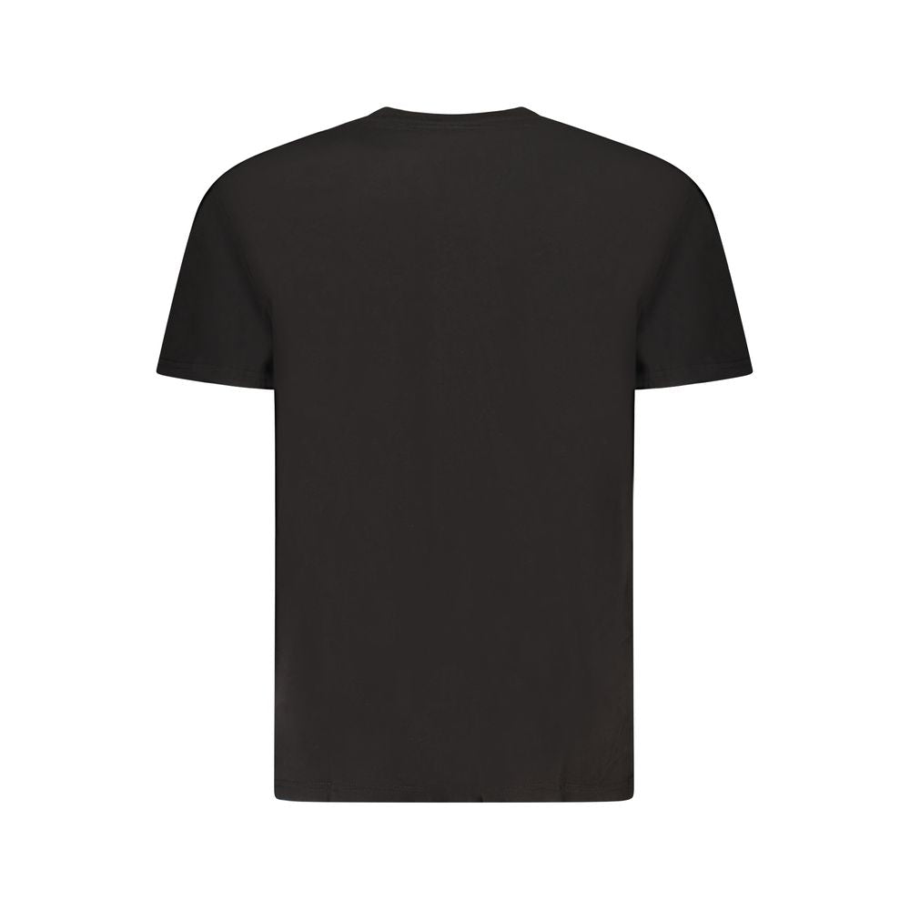"Black Cotton Men's T-Shirt"